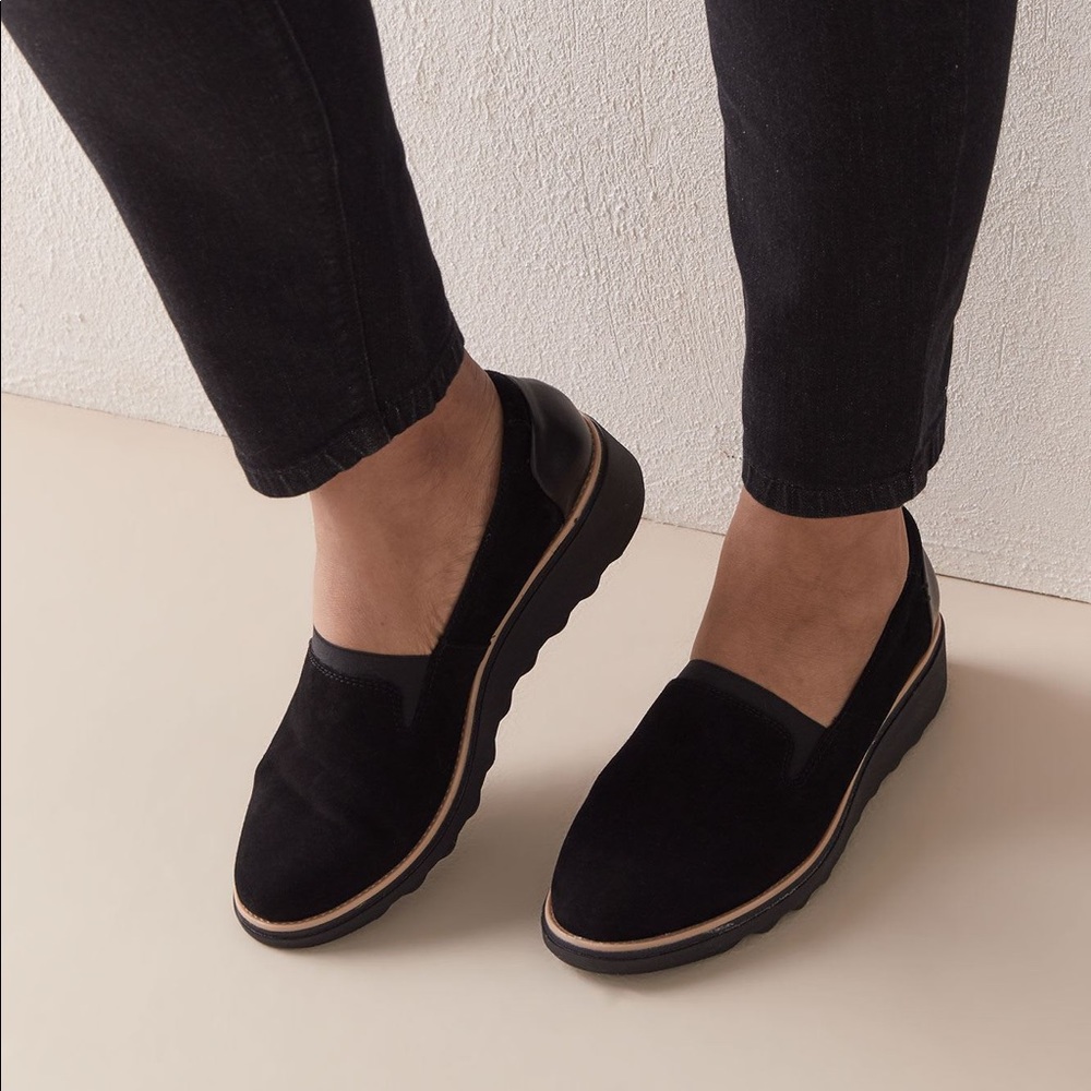 New Sharon Dolly Wide Wedge Casual Shoe - Clarks - Picture 15 of 16